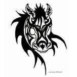 Tribal Horse - T-Shirt