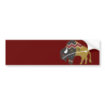 Tribal Indian Buffalo bumper stickers