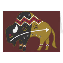 Tribal Indian Buffalo
