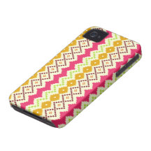 Tribal Inspired i Phone 4 Case-Mate Barely There™ iPhone 4 Case-Mate Cases