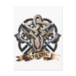 Tribal Knot viking A Postkarten