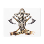 Tribal Knot viking D Postkarte
