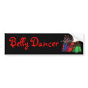 Tribal Line Belly Dancer Bumper Sticker bumper stickers