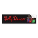 Tribal Line Belly Dancer Bumper Sticker bumper stickers