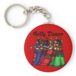 Tribal Line Belly Dancer Keychain