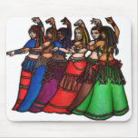 Tribal Line belly dancers mousepads