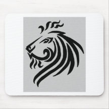 TRIBAL LION MOUSE PADS