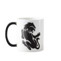 Tribal Lion Tattoo Design mugs