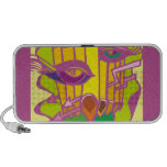 Tribal mask Abstract modern art speaker