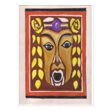 Tribal Mask Postcards