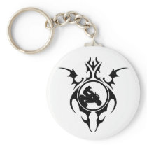 tribal quads key chain