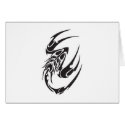 Tribal Scorpion Tattoo Design cards