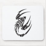 Tribal Scorpion Tattoo Design mousepads