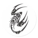 Tribal Scorpion Tattoo Design stickers