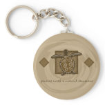 Tribal Sea Turtle keychains
