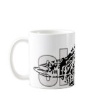 Tribal shark coffee mug
