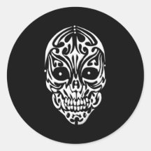 Tribal Skull Sticker