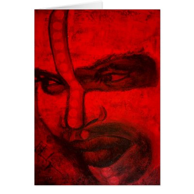 Tribal soul greeting cards by nefera