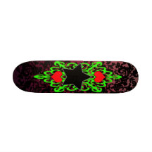 tribal star heart 1 skate board decks