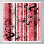 Tribal swirls posters