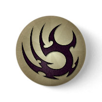 Tribal Talons Round Button