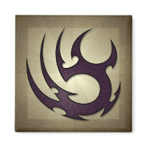 Tribal Talons Square Magnet