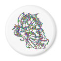 Tribal Tattoo Butterfly Seahorse magnets
