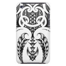 Tribal tattoo design in Maori & Samoan style iPod Touch Case