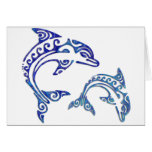 Tribal Tattoo Porpoise Duo cards