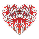 Tribal Tattoo Valentine Heart stickers