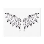 Tribal Tattoo Wings postcards