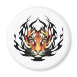 tribal Tiger Tattoo magnets