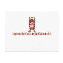 Tribal Tiki Post Card