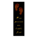 Tribal Toes Precious Feet Mini Bookmarks - business cards