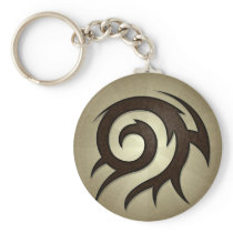 Tribal Twirl Keychain