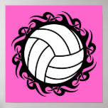 tribal volleyball print