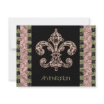 Tribal Voodoo Fleur de lis invitations