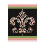 Tribal Voodoo Fleur de lis postcards