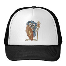 Tribal Warrior Skull Hat