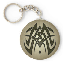 Tribal Woven Blades Keychain