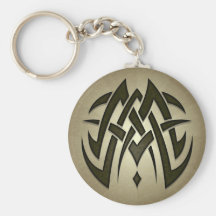 Tribal Woven Blades Keychain