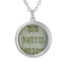 tribulation: greater the test greater the blessing personalized necklace