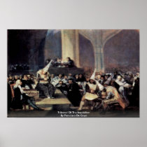 Tribunal Of The Inquisition By Francisco De Goya Print