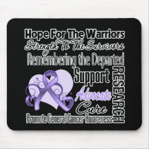 Tribute Hope Collage - General Cancer Mousepad