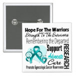 Tribute Hope Collage - Gynaecologic Cancer buttons