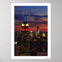 Tribute In Light Sept 11, World Trade Cntr ESB #1 Print