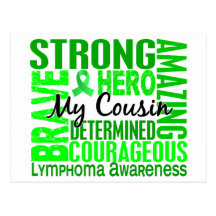 Tribute Square Male Cousin Lymphoma Post Cards