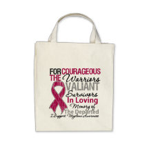 Tribute Support Myeloma Awareness Canvas Bag