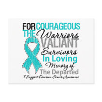 Tribute Support Ovarian Cancer Awareness Post Card
