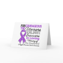 Tribute Support Pancreatic Cancer Awareness Greeting Card